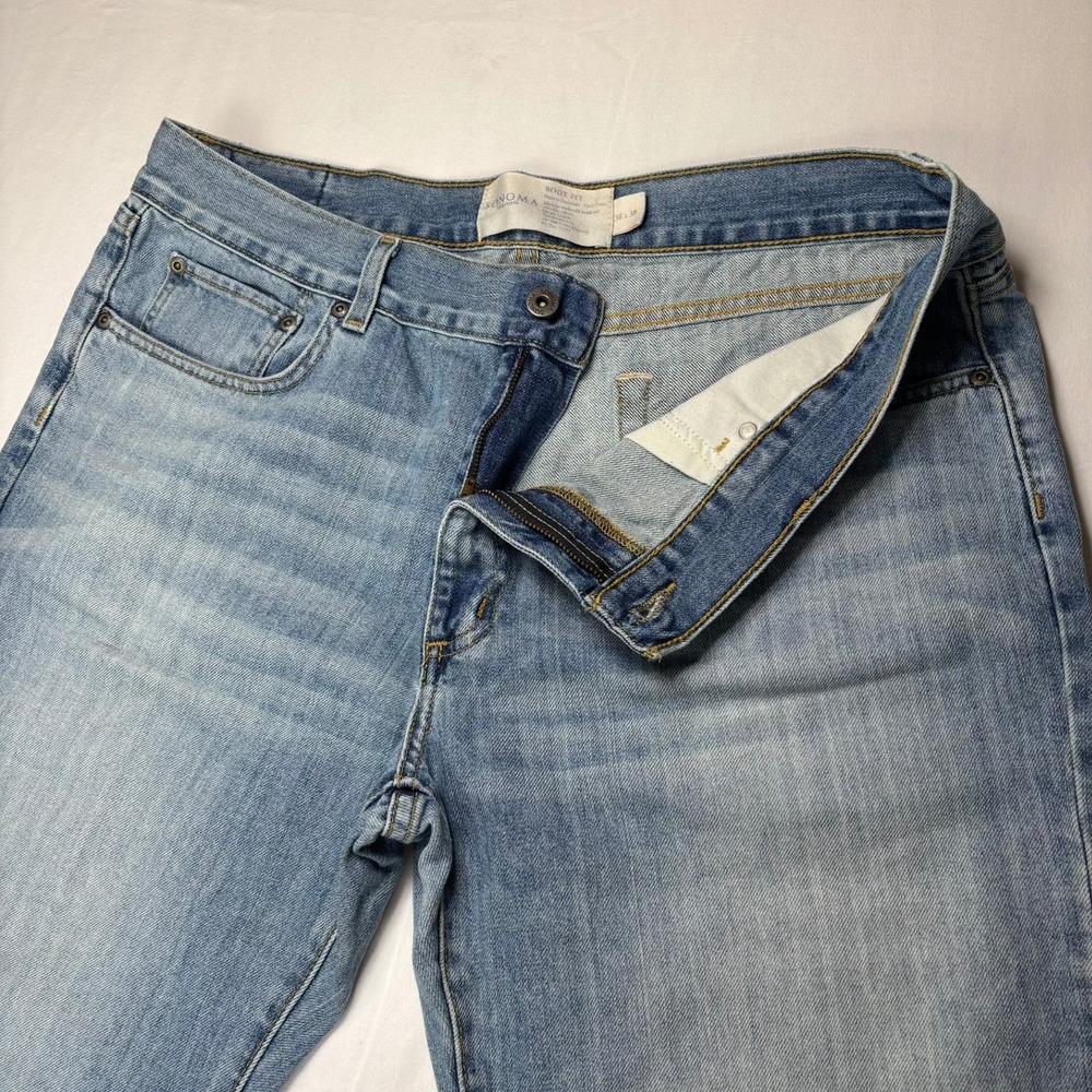 Sonoma Jeans Mens 38x30 Light Blue Boot Fit Denim Pants Classic Casual